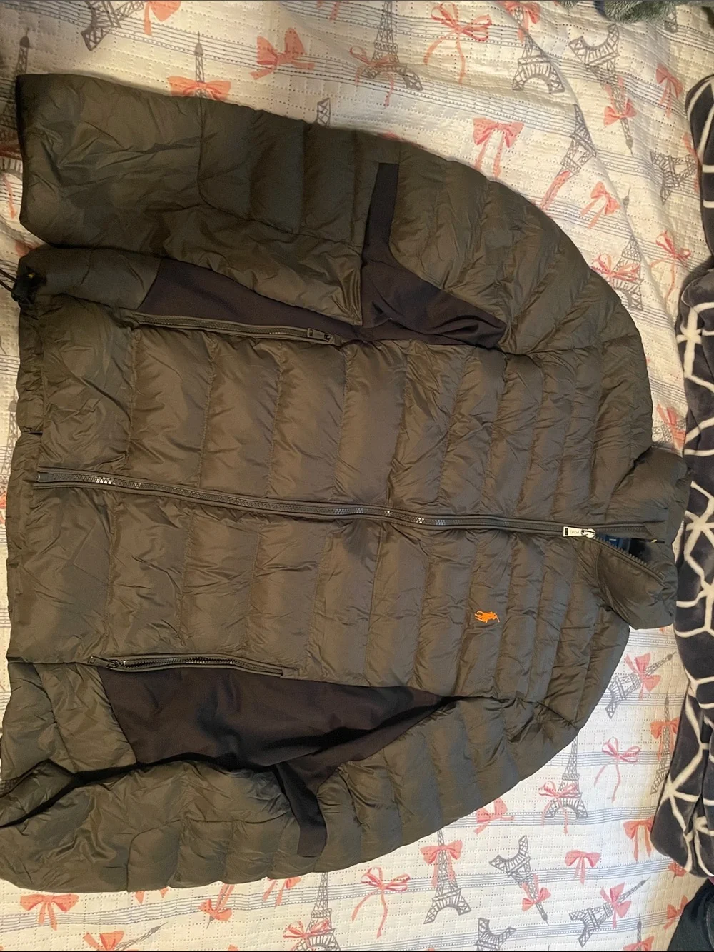 Polo by Ralph Lauren Olive Green Quilted Packable Puffer Jacket